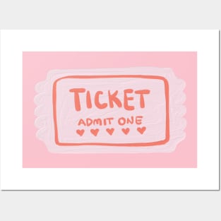 Ticket for Love Posters and Art